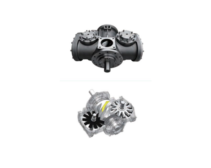 Medium-pressure screw air compressor