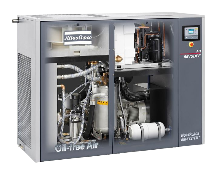 AQ water-jet screw oil-free compressor