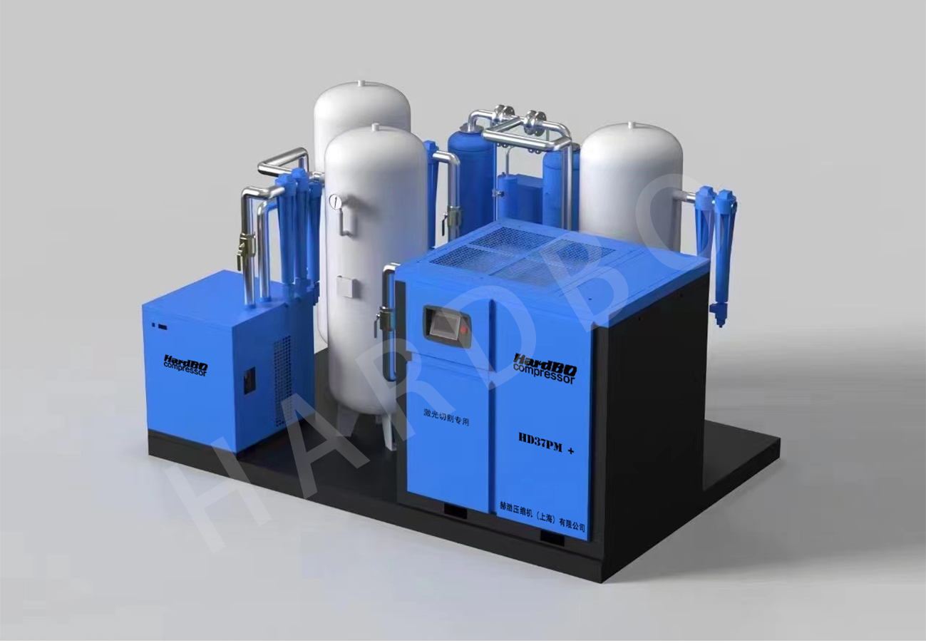 Laser Cutting Dedicated Two-Stage Air Compressor 37~160kw