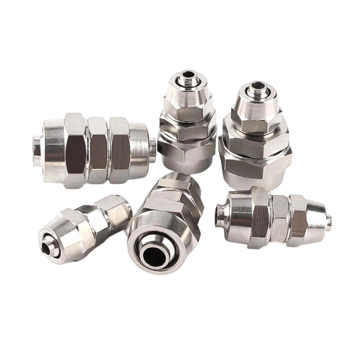 Hose connector with nut