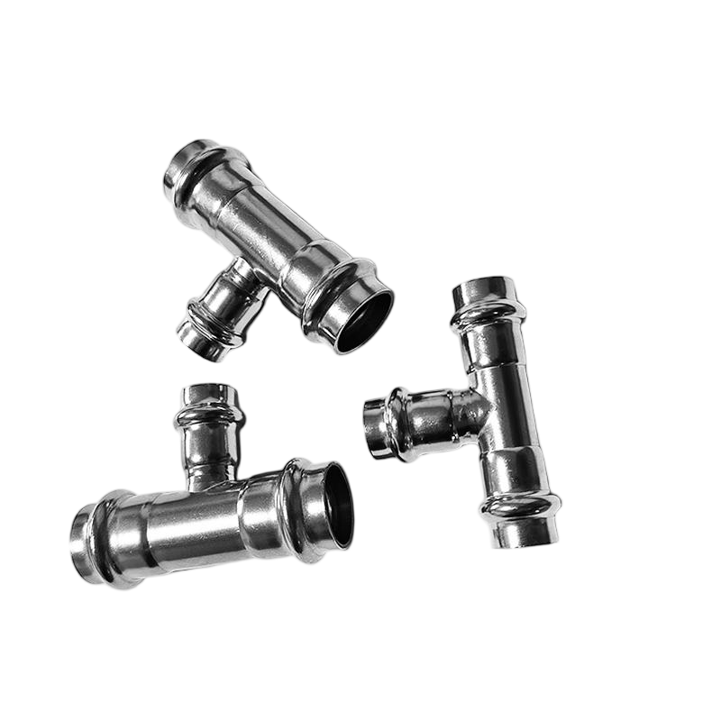 Grooved isometric tee