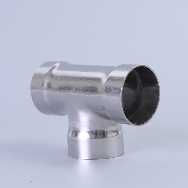 Stainless steel equal diameter tee